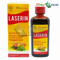 Gambar LASERIN 110ML (N)/ OBAT BATUK dari Apotek Nia Farma Rawalumbu Kota Bekasi 1 Tokopedia