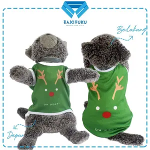 baju kucing natal anjing kelinci monyet lucu murah rusa santa hijauu