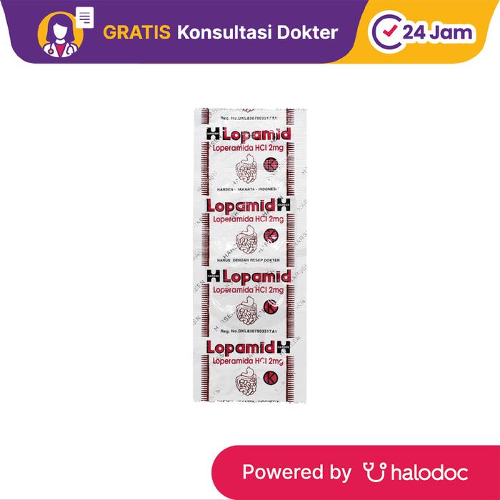 Gambar Lopamid 2 mg 10 Tablet - Obat Diare - Halodoc dari Apotek Sesama Citra Raya Tangerang Kab. Tangerang Tokopedia