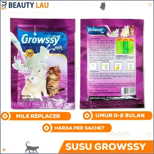 GROWSSY SUSU BAYI KUCING BARU LAHIR KITTEN GROWSY CAT MILK REPLACER