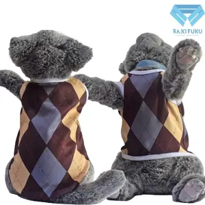 Baju Kucing  dan Anjing   Motif Sweater Coklat