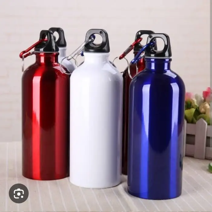 BOTOL MINUM TERMOS TUMBLER SPORT STAINLESS 500ML CARABINER GANTUNGAN