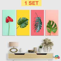 Gambar Hiasan Dinding Aesthetic Tennesy 1 Set isi 4 panel Bunga Tulip 15x30CM Isi 4  Pajangan Gantungan - X19A dari Tennesy Kota Malang 3 Tokopedia