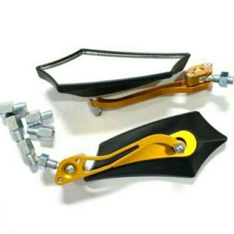 Lagi Promo Spion Lipat Batman Full Cnc Universal Semua Motor  Motorcycle Gold 1