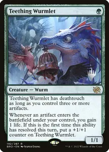 MTG Promo Planeswalker | Teething Wurmlet | BRO