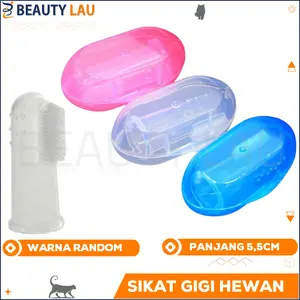 SIKAT PEMBERSIH GIGI KUCING ANJING HEWAN MODEL JARI KECIL MURAH