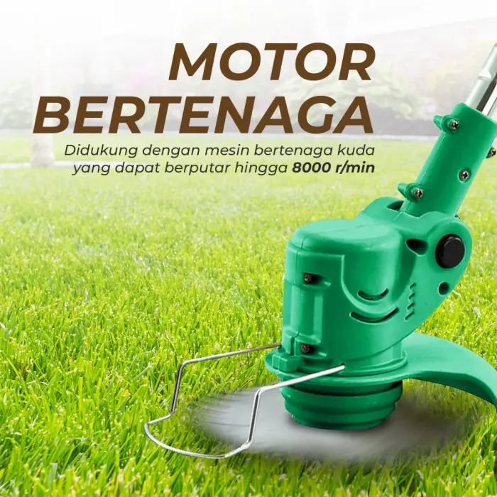 Mesin Pemotong Rumput Taman Grass Cutter Battery 21V YY-GCJ00 DEXCOM 2