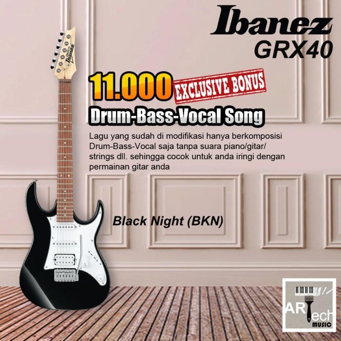 Gambar Ibanez GRX40 / GRX 40 Gitar Elektrik ORIGINAL / Guitar Electric - Black Night dari Artech Music Kota Bekasi 3 Tokopedia