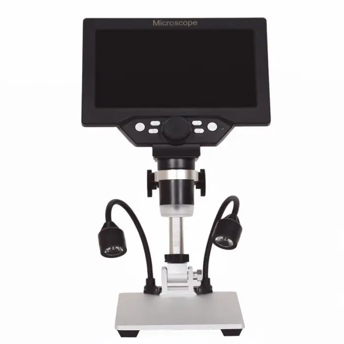 Mikroskop Digital 12MP 1200X Monitor 7Inch Stand Lampu G1200 Taffware 2