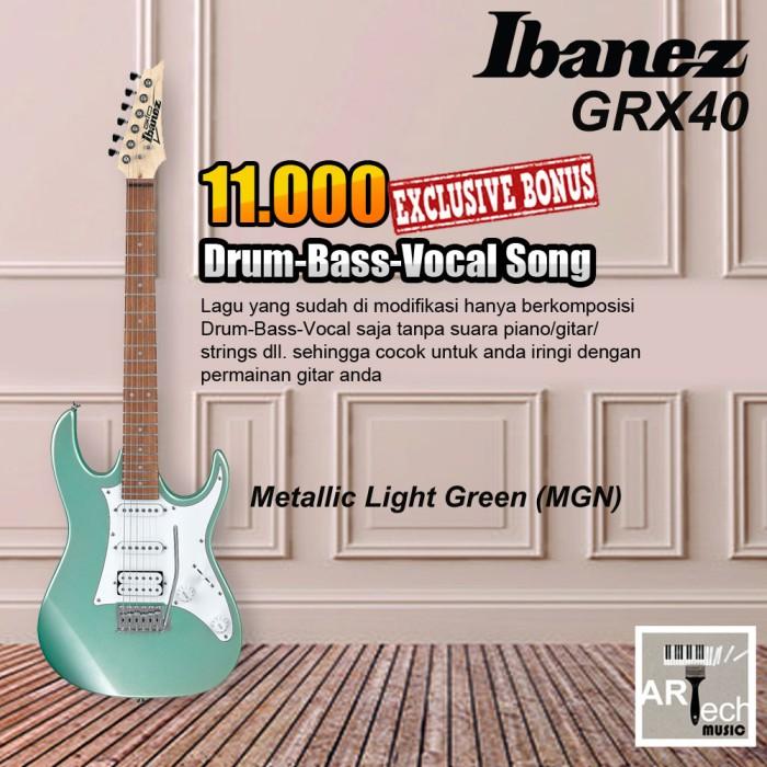 Gambar Ibanez GRX40 / GRX 40 Gitar Elektrik ORIGINAL / Guitar Electric - Black Night dari Artech Music Kota Bekasi 5 Tokopedia