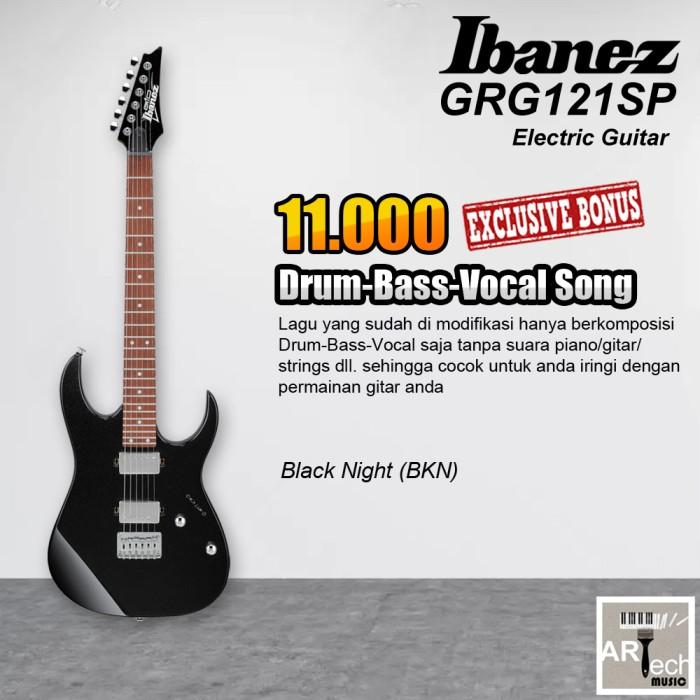 Gambar Ibanez GRG121SP/GRG121 SP/GRG 121SP/GRG 121 SP Gitar Elektrik Original - Black Night dari Artech Music Kota Bekasi 3 Tokopedia