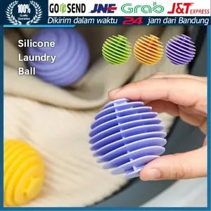3Pcs Bola Mesin Cuci Pembersih Bulu Anti Kusut Magic Laundry Ball