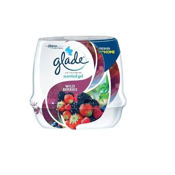 GLADE SCENTED GEL WILD BERRIES 180G