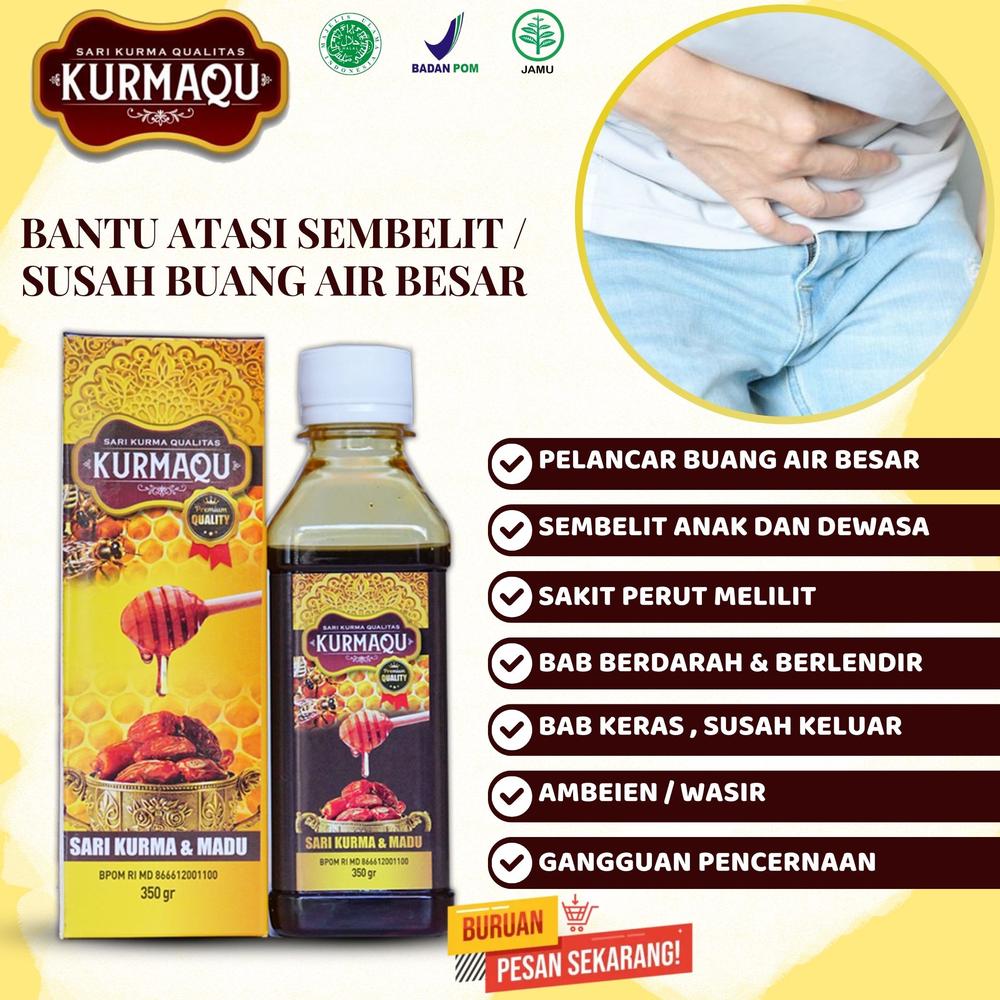 Kurmaqu Original - Obat Pelancar Buang Air Besar - Sembelit - Nyeri Sa
