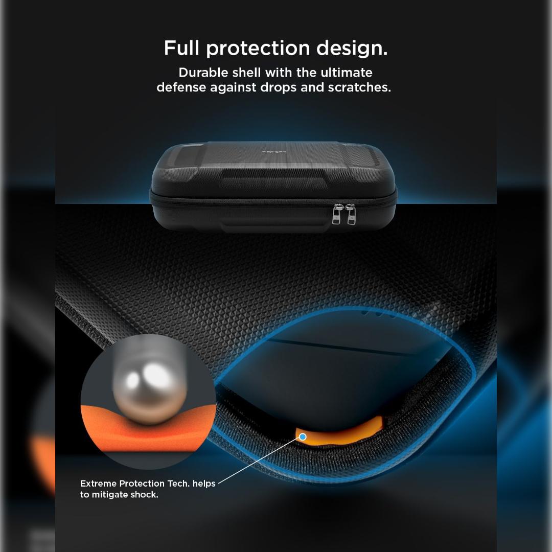 Spigen Steam Deck OLED (2023) / Steam Deck (2022) Pouch Rugged Armor Pro - Black AFA03731-1