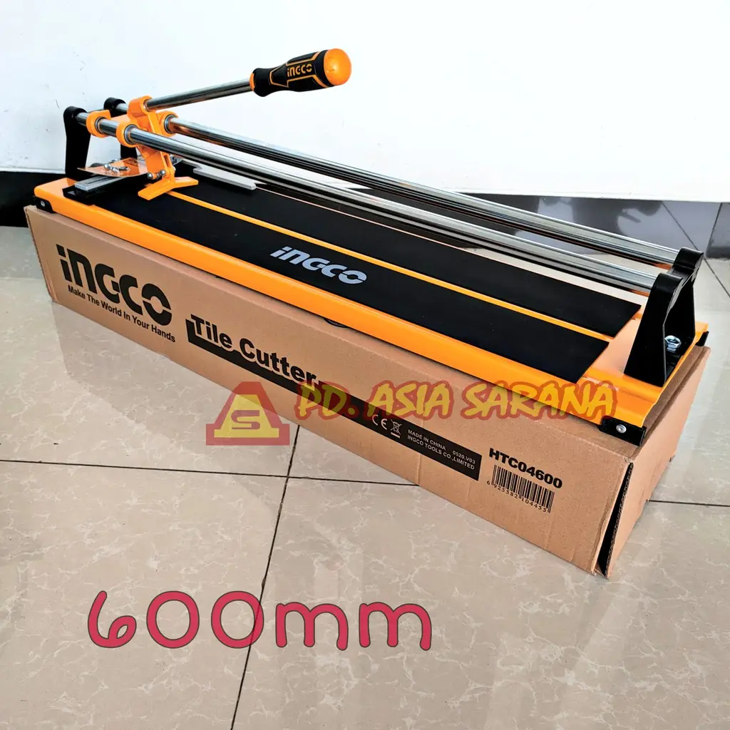 Alat Potong Keramik 60cm INGCO HTC04600 Tile Cutter Granit Manual 600