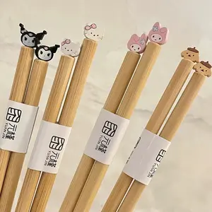 SUMPIT KAYU KARAKTER LUCU SANRIO BAMBOO CHOPSTICKK