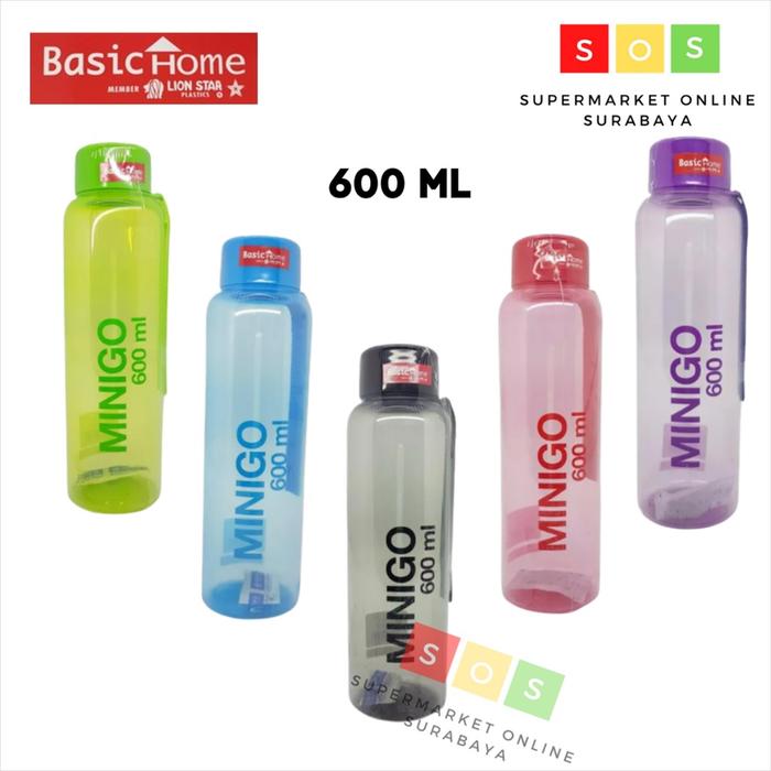 Gambar Botol Minum 600 ml Minigo Basic Home BPA Free dari Supermarketonlinesurabaya Kota Surabaya Tokopedia