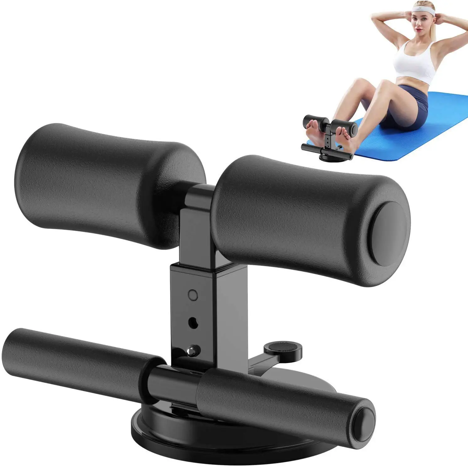 Flyfan Alat Bantu Sit Up Stand Fitness Adjustable Stainless Steel - F-130