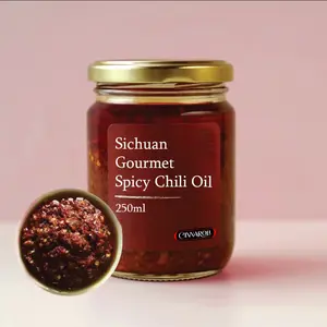 Garlic Chili Oil 250ml Pedas untuk Dimsum, Noodle & Hotpot