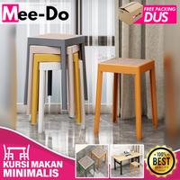 Gambar Kursi Makan Cafe Rotan Sintetis Kursi Teras Plastik Anyaman - LEVIE - WHITE dari Mee Do Kota Bekasi 3 Tokopedia