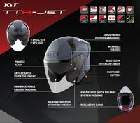 Gambar HELM KYT TTR JET PLAIN - BLACK GLOSSY - M dari KYT Indonesia Kota Administrasi Jakarta Pusat 4 Tokopedia