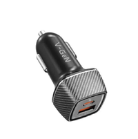 Gambar Car Charger V-GeN VCC2-23 Dual Fast Charging QC 3.0 PD 30W Carger Mobil USB Type C dari Semua V-GeN Kab. Tangerang 1 Tokopedia