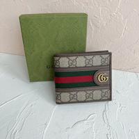 Gambar Brandluxid GG ophidia bifold wallet in beige/ebony 8cc+2bill compartments dari Brandluxid Kota Surabaya 1 Tokopedia