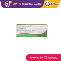 Gambar Nistrol 10 mg 10 Tablet - Obat Kolesterol - Halodoc dari Apotek Medika Prima Tambora Kota Administrasi Jakarta Barat 1 Tokopedia