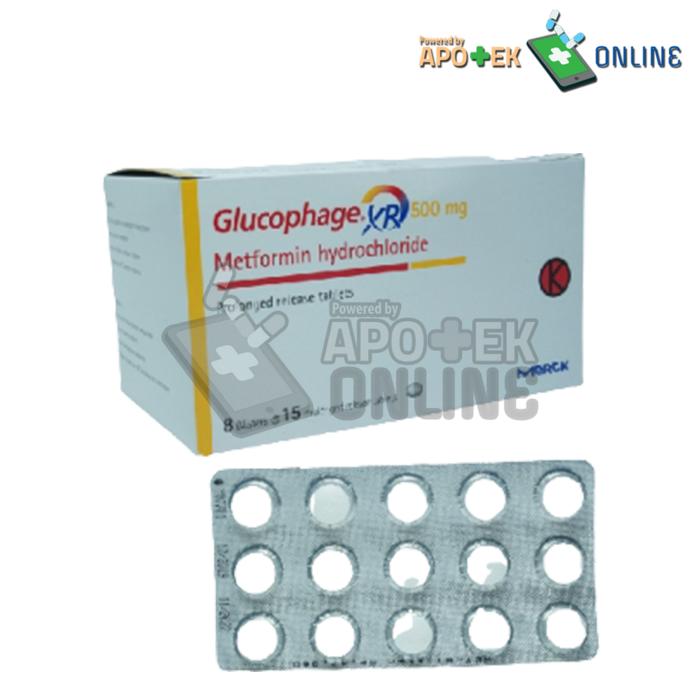 GLUCOPHAGE XR 500 MG STRIP 15 TABLET