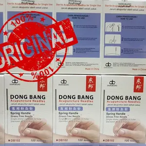 Jarum Akupuntur DONGBANG Sekali Pakai Original Bagus Murah isi 100