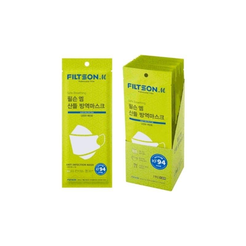 [10 Pcs] Filtson M Sandeul Protection Masker Korea KF94
