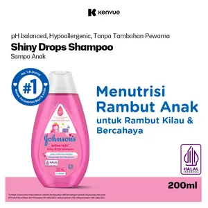 JOHNSON'S Active Kids Shiny Drops Shampoo - Sampo Anak 200 ml