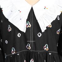 Gambar MARIGOLD Batik Jumputan Tiered Midi Dress Sèkouwit In Black - M/L dari Sekouwit Kab. Bogor 5 Tokopedia