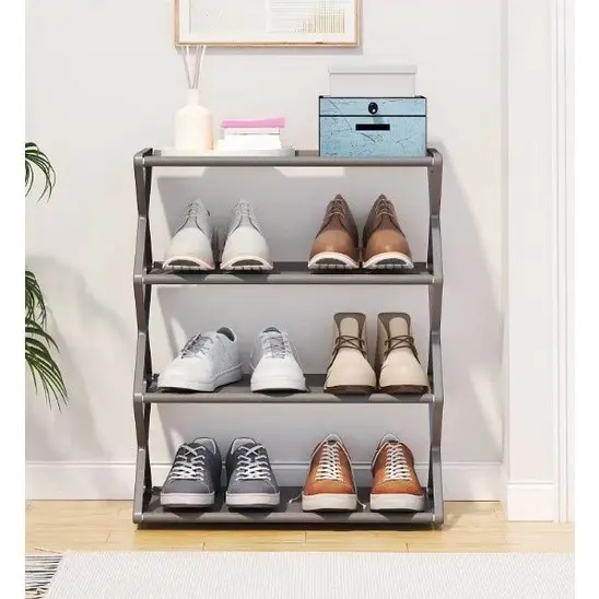 Rak Sepatu Susun Tempat Sepatu Sandal Portable Serbaguna Awet Kokoh 3