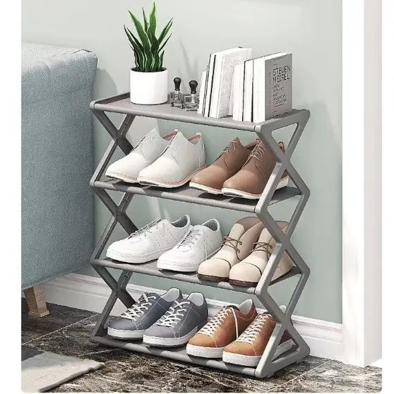 Rak Sepatu Susun Tempat Sepatu Sandal Portable Serbaguna Awet Kokoh 0
