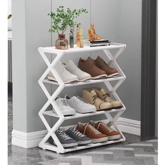 Rak Sepatu Susun Tempat Sepatu Sandal Portable Serbaguna Awet Kokoh 1