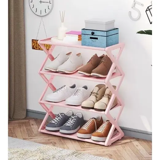 Rak Sepatu Susun Tempat Sepatu Sandal Portable Serbaguna Awet Kokoh 4