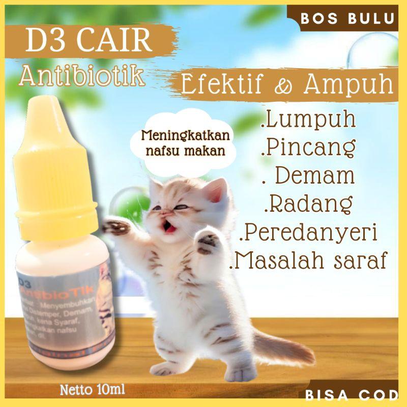 D3 cair antibitlotik pereda nyeri demam radang tenggorokan lumpuh