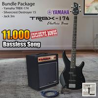 Gambar Bass Elektrik Yamaha TRBX174 Bundle Ampli Destroyer 15 - TRBX 174 - Black, ALS Pro Combo50 dari Artech Music Kota Bekasi 1 Tokopedia