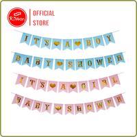 Gambar 1 Set Banner Baby Shower It's A Boy / Girl Baby Shower Blue Pink Segi5 - Blue - Its A Boy dari DEPARCEL RIBBON Kota Malang 1 Tokopedia