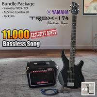 Gambar Bass Elektrik Yamaha TRBX174 Bundle Ampli Destroyer 15 - TRBX 174 - Black, ALS Pro Combo50 dari Artech Music Kota Bekasi 2 Tokopedia