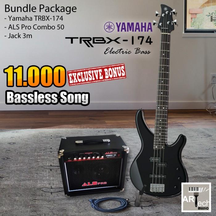 Gambar Bass Elektrik Yamaha TRBX174 Bundle Ampli Destroyer 15 - TRBX 174 - Black, ALS Pro Combo50 dari Artech Music Kota Bekasi 4 Tokopedia