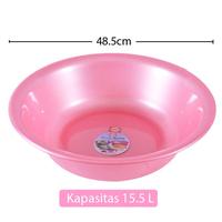 Gambar SHINPO Baskom Plastik Diameter 48.5 CM German Wash Basin Tidak Mudah Pecah SPO-SIP-823-XXL - Pink dari SHINPO Kota Administrasi Jakarta Barat 3 Tokopedia
