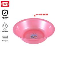 Gambar SHINPO Baskom Plastik Diameter 48.5 CM German Wash Basin Tidak Mudah Pecah SPO-SIP-823-XXL - Pink dari SHINPO Kota Administrasi Jakarta Barat 2 Tokopedia