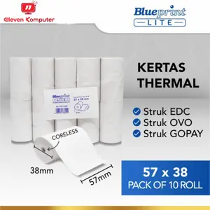 BLUEPRINT Kertas Thermal 57x38 Printer thermal roll 57 x 38 Lite