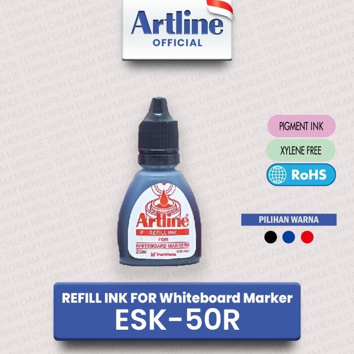 Gambar ARTLINE Tinta Isi Ulang Refill Ink For Whiteboard Marker ESK-50R - Hitam dari Artline Indonesia Kota Surabaya Tokopedia