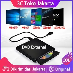 DVD External Portable DVD DVD External Laptop USB 2.0 Drive Slim
