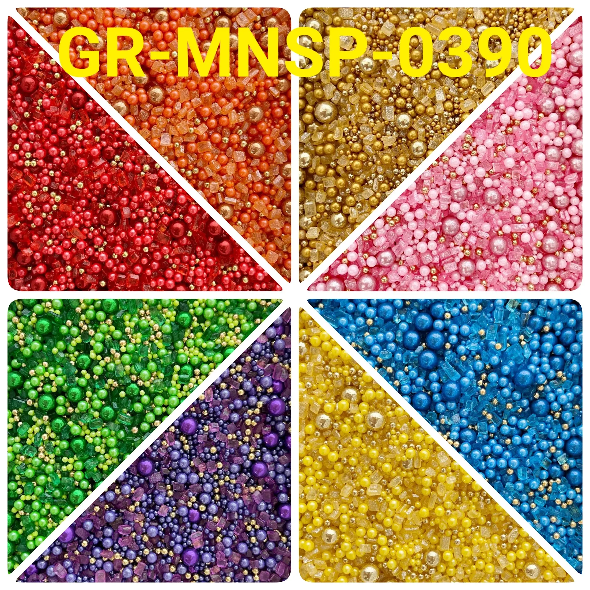 GR-MNSP-0390 Sprinkles trimit springkel 10gr mutiara rock sugar emas