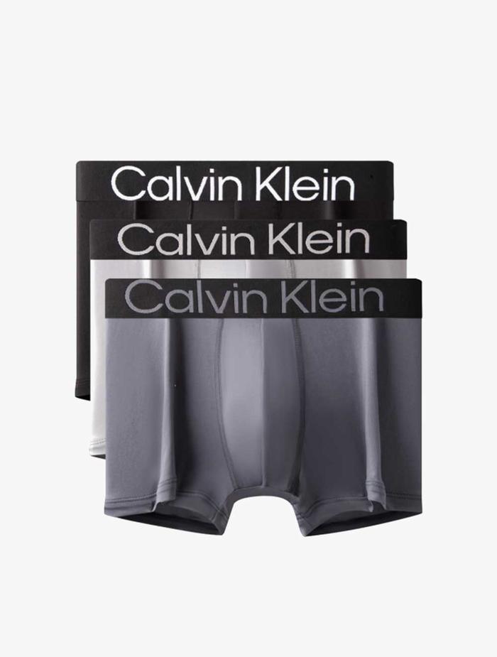 Gambar CALVIN KLEIN UNDERWEAR - BOLD LOGO LOW RISE 3 PACKS TRUNK - Multicolor, S dari Calvin.Klein Kab. Karawang Tokopedia